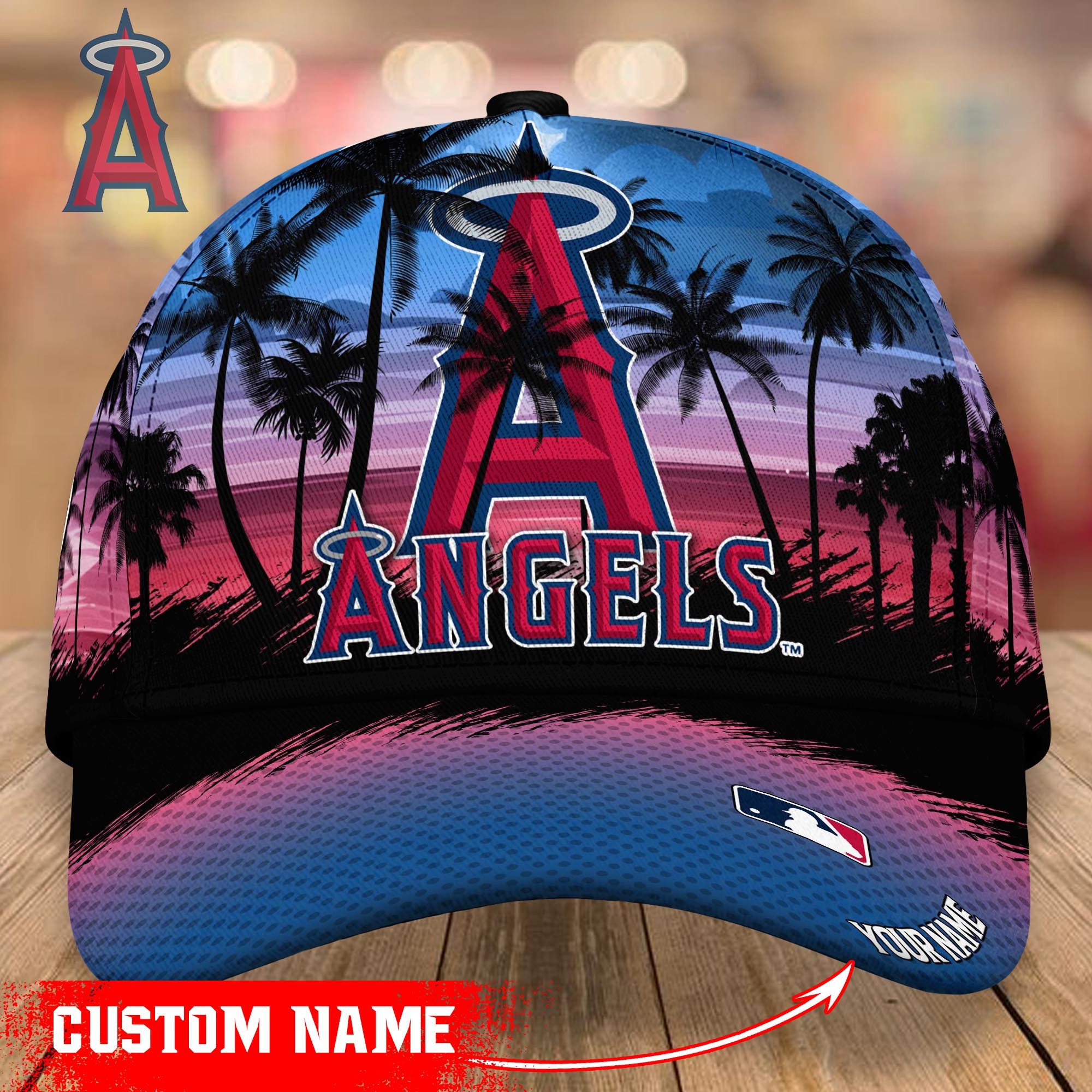 Los Angeles Angels Custom Name Classic, Baseball Caps T-39439