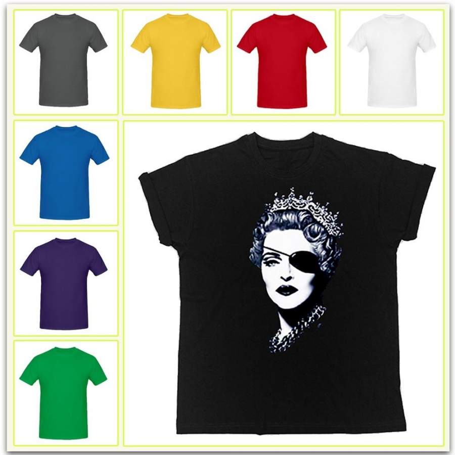 About Madonna T-Shirt Queen Of Pop Music Album Cover Naked Unisex Tshirt