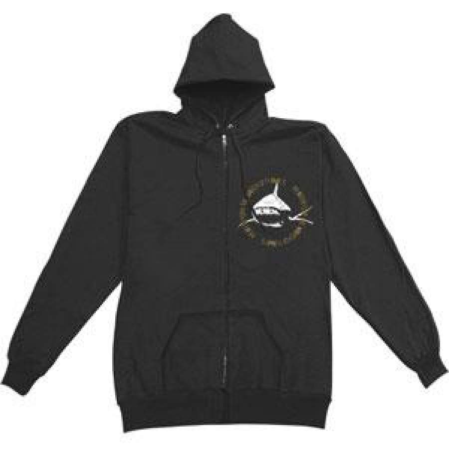 Shark Zippered Hooded Sweatshirt