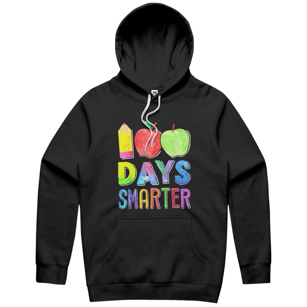 100 Days Smarter 100Th Day Of School Shirt Women Teacher Hoodie