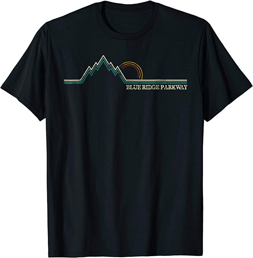 Blue Ridge Parkway Vintage Retro Scenic Vacation Shirt