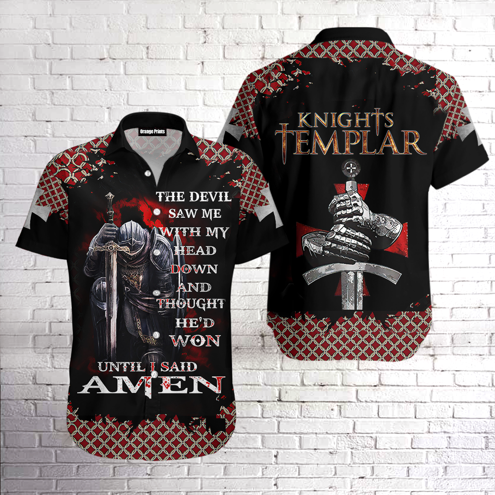 Knight Templar Hawaii Shirt For Men Women Adult Ha17686