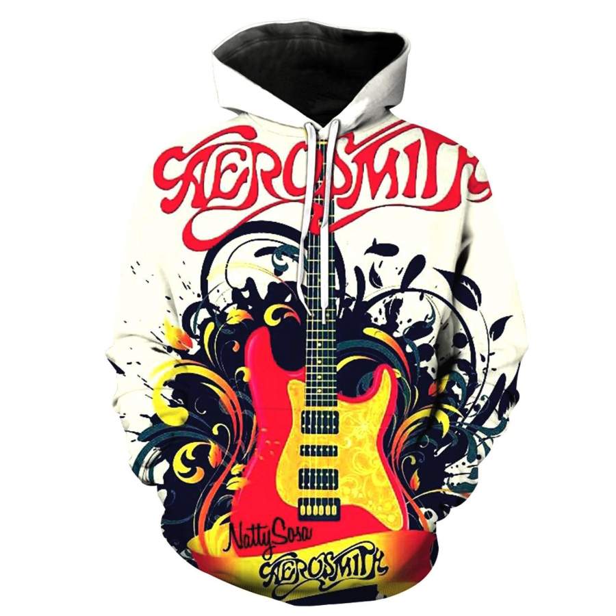 Aerosmith 3D full over print Hoodie, Sweater, TShirt RH-112