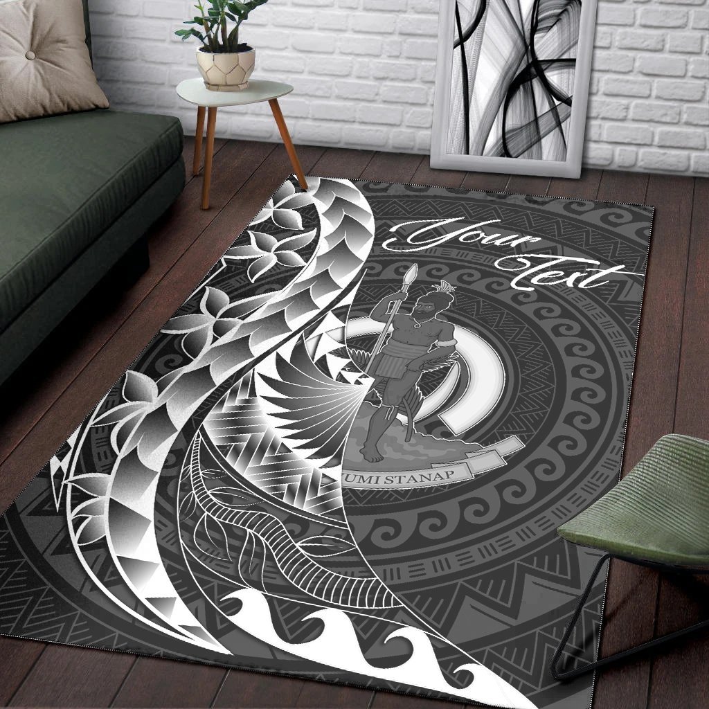 Vanuatu Area Rug – Custom Personalised Polynesian Pattern Style – BN27