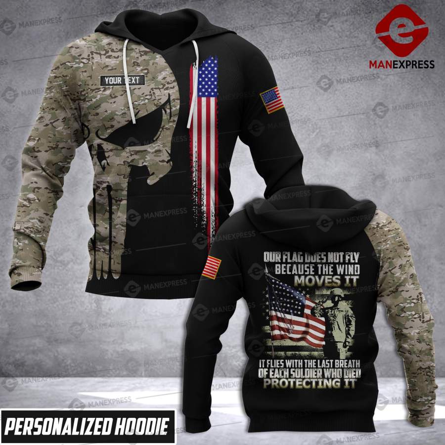 VH CUSTOMIZE USA ARMY HOODIE 3D ALL OVER PRINT 1210 HVQ