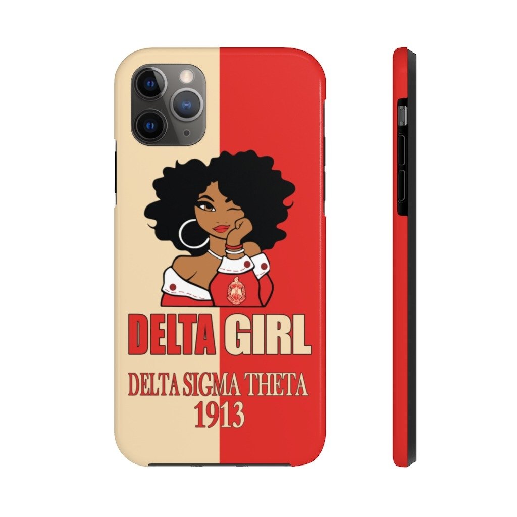 Arica Zone Phone Cases – Delta Sigma Theta Afro Girl Phone Case