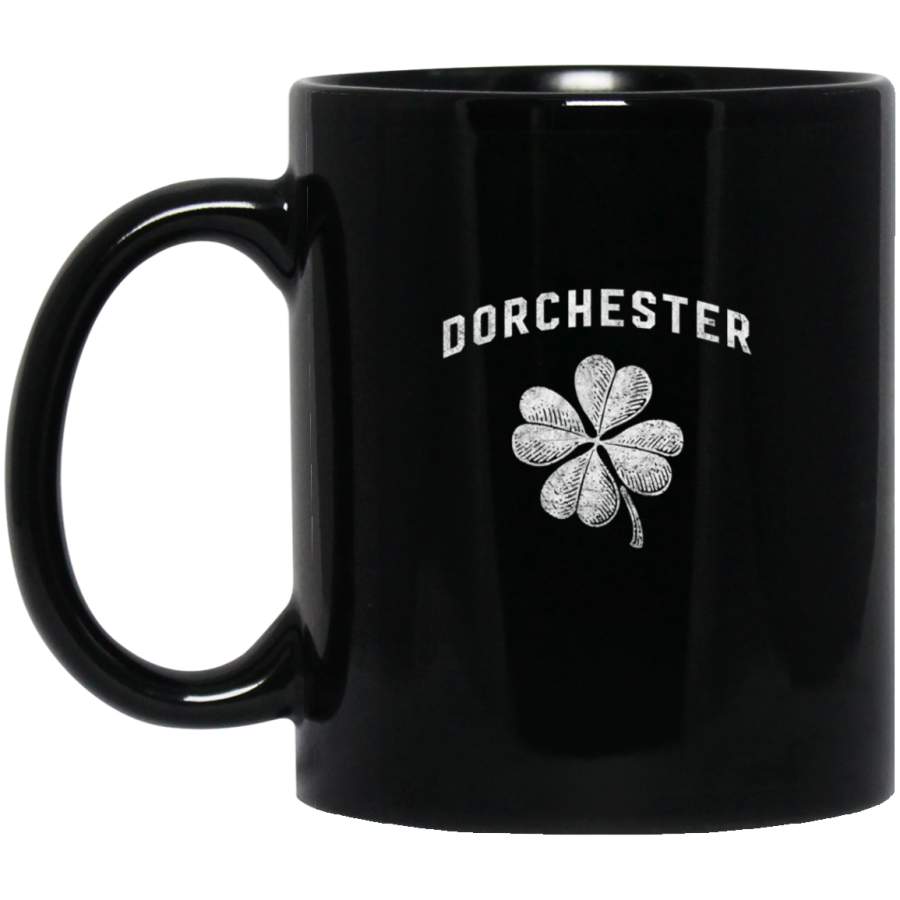 Dorchester St Patricks Day Shamrock Retro Vintage Graphic Mug