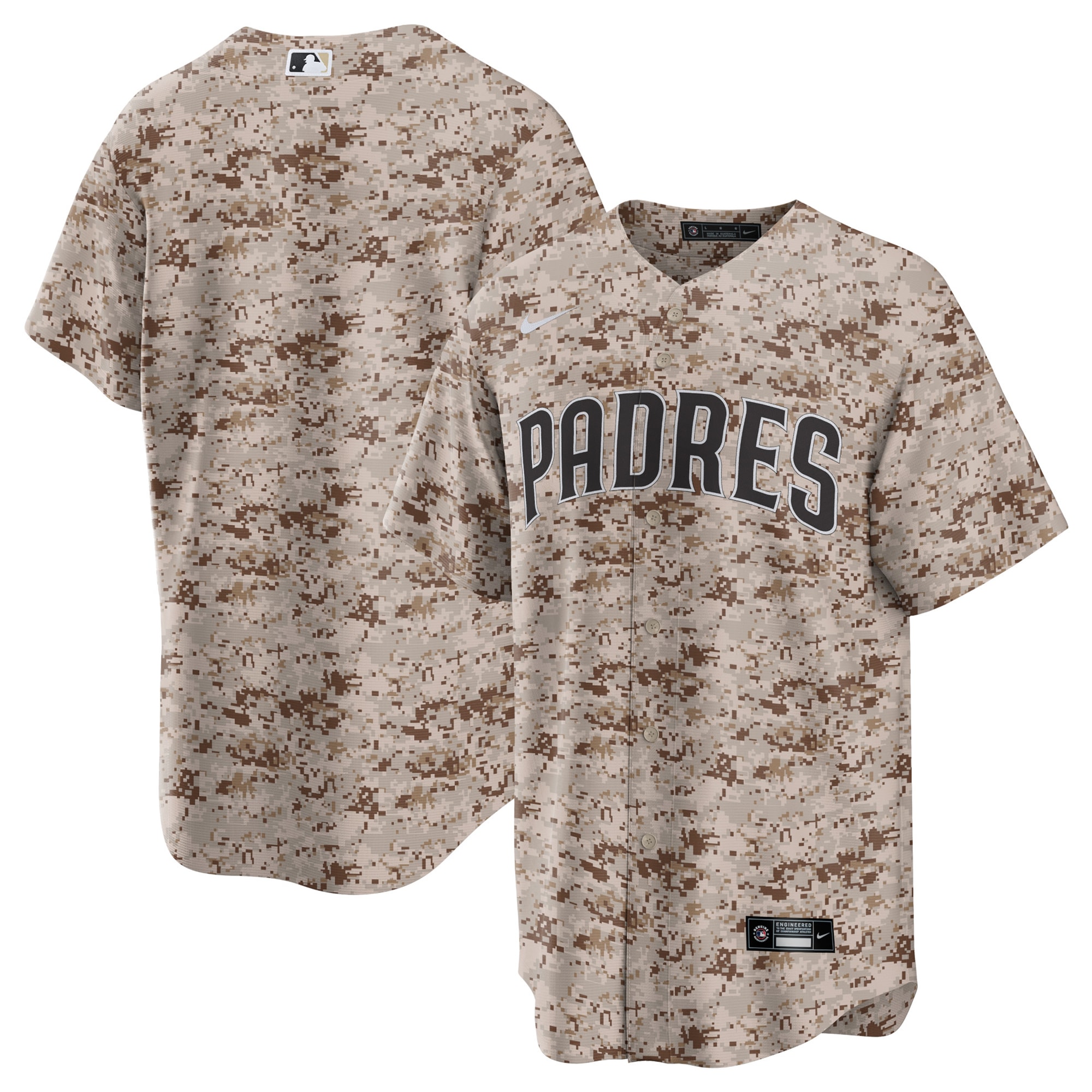 San Diego Padres USMC Alternate Replica Team Jersey – Camo