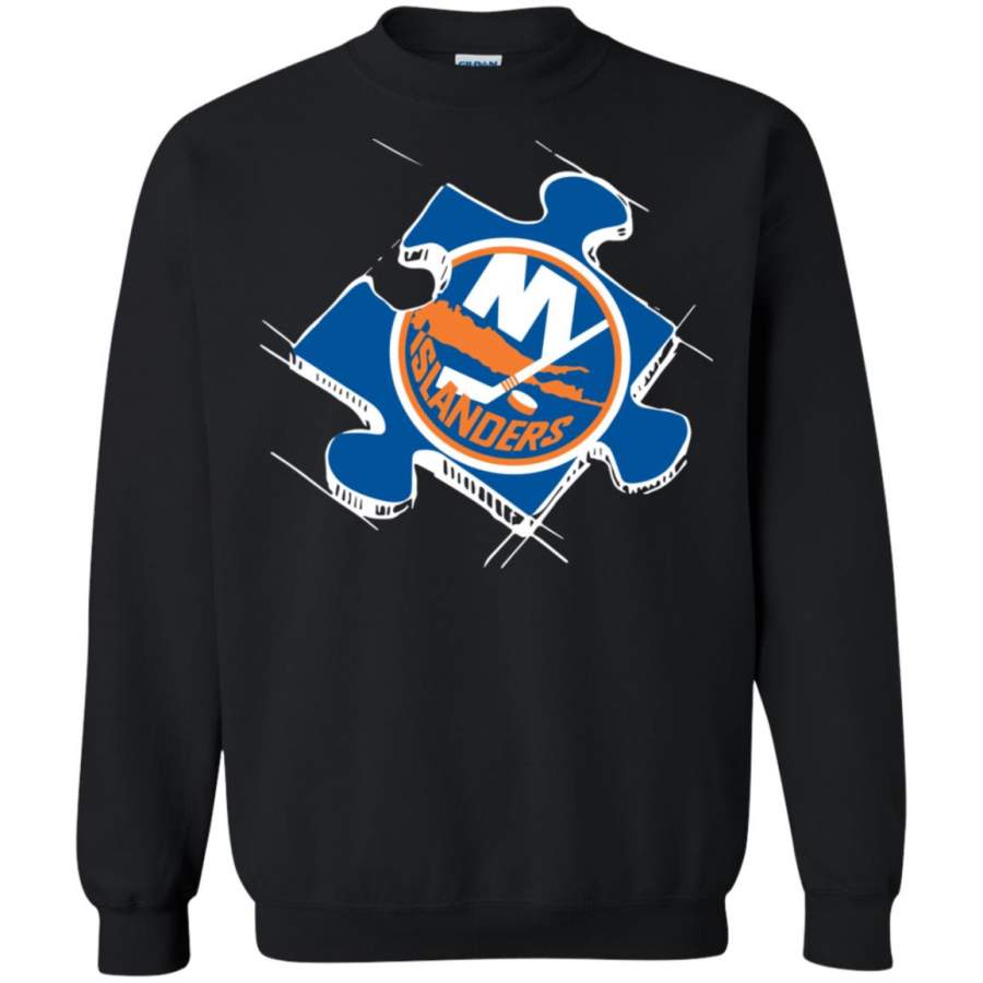 New York Islanders Autism puzzle Sweatshirt – Moano Store