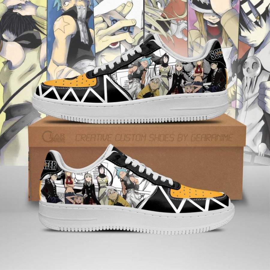 Soul Eater Air Sneakers Characters Anime Shoes Fan Gift Idea PT05