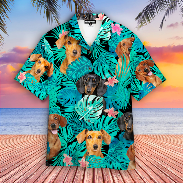 Dogs Tropical Hawaii Shirt For Men Women Ha80449