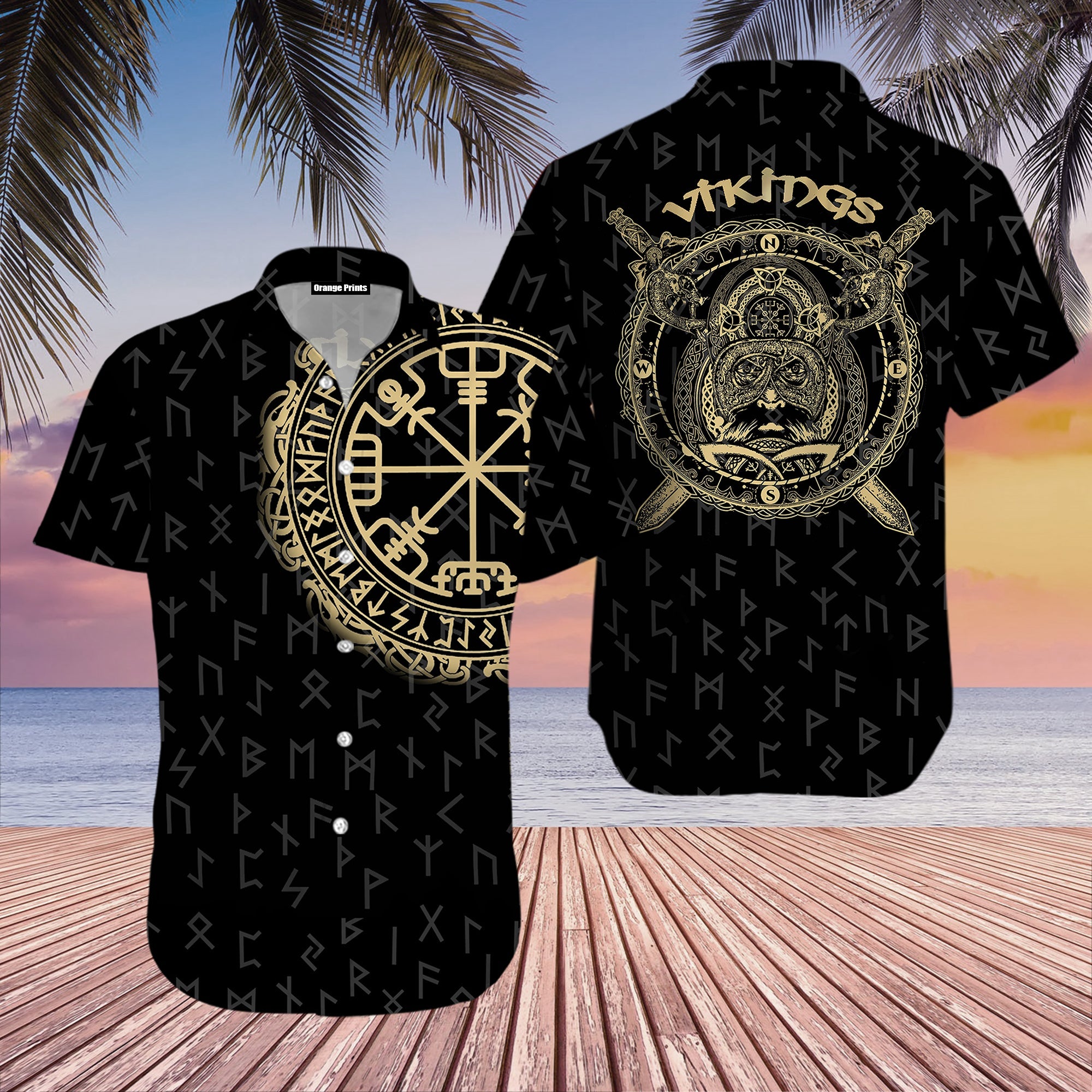 Viking Runes Of Protection Hawaii Shirt For Men Women Adult Ha107060