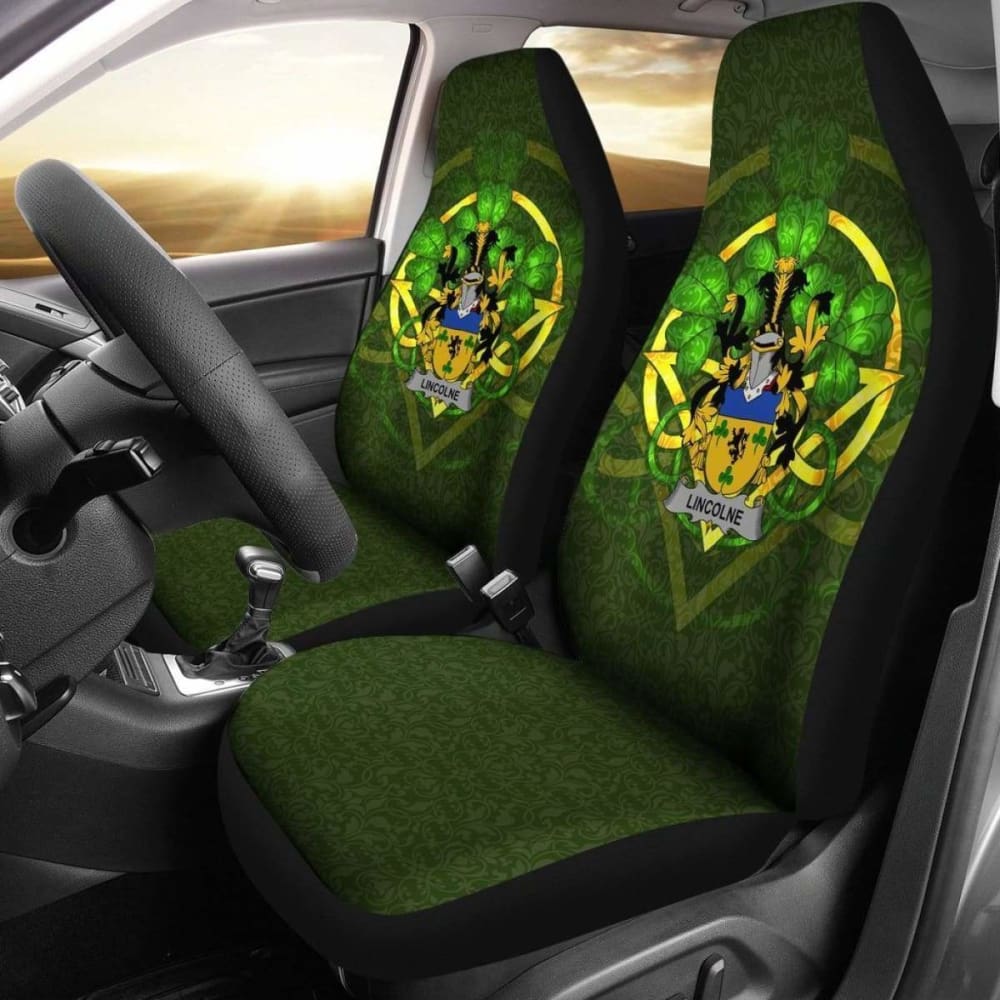 Lincolne �Ireland Car Seat Cover Celtic Shamrock ( Set Of Two) 154230