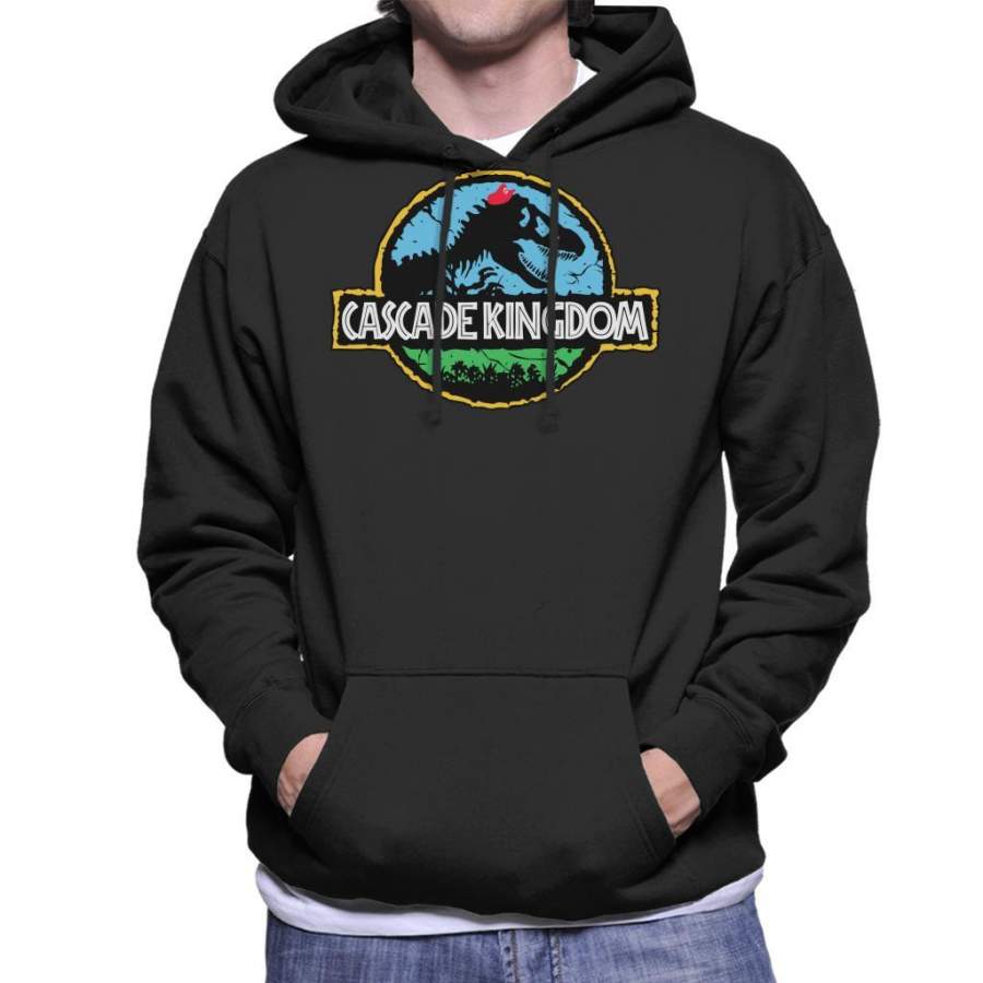 Super Mario Odyssey Cascade Kingdom Jurassic Park Mix Men’s Hooded Sweatshirt