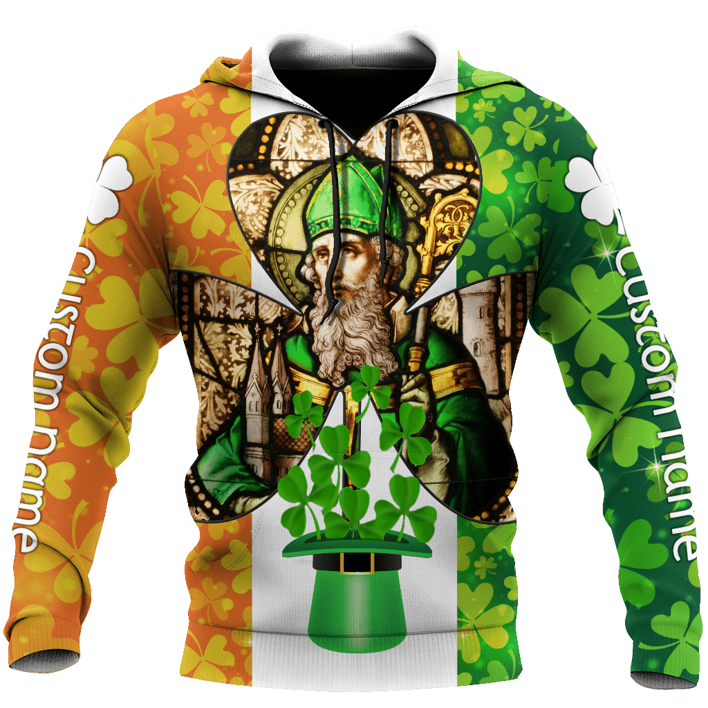 Custom name Ireland Saint Patrick’s Day 3D Design print shirts