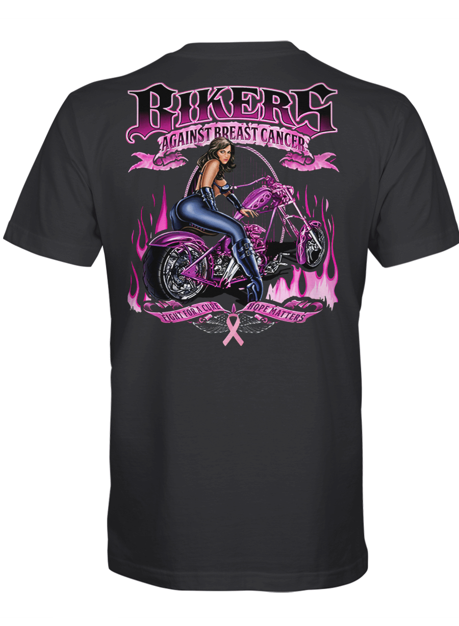 Bikers Against Breast Cancer – Breast Cancer Tshirt