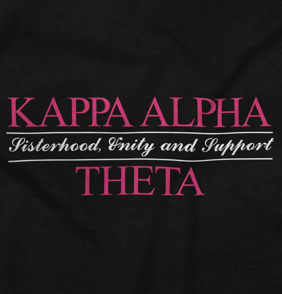 Kappa Alpha Theta Girl Ladies T Shirt