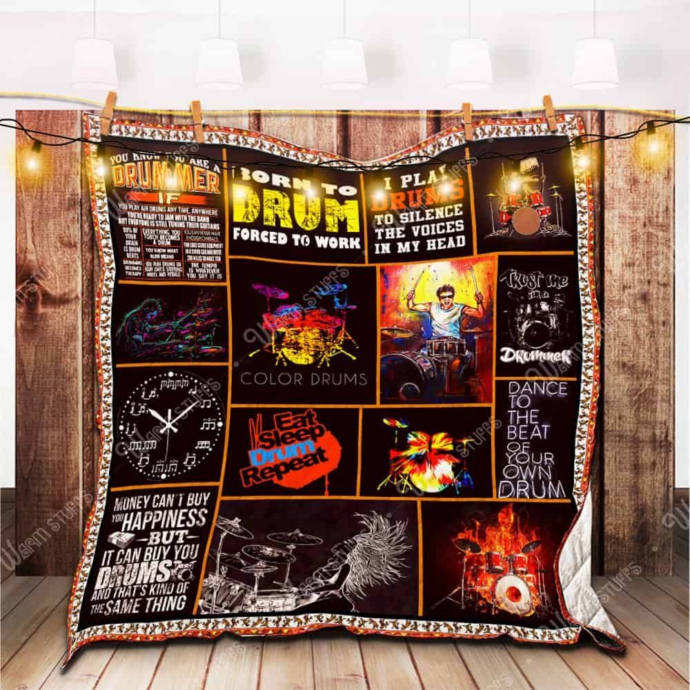 Drummer KB 3D Quilt Blanket 2681