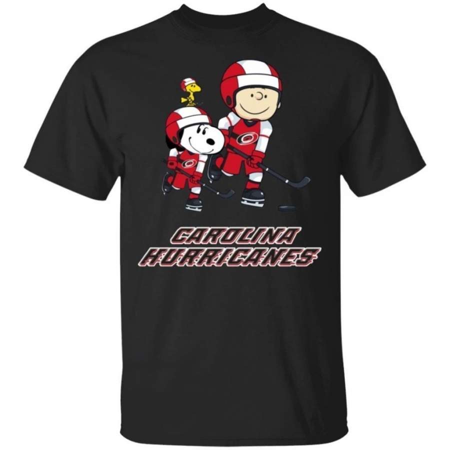 Snoopy & Peanut Carolina Hurricanes Hockey T-Shirt