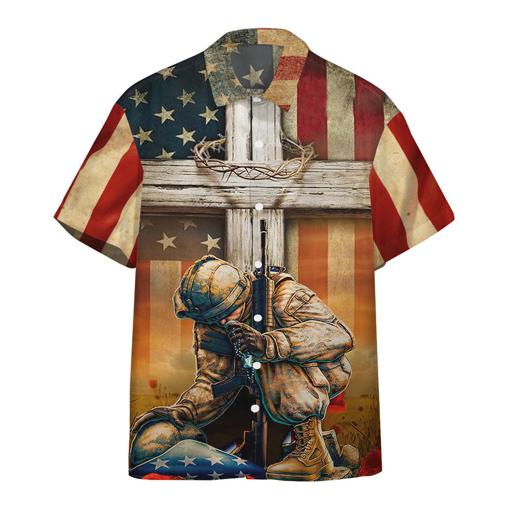 Gearhumans Memorial Day Lest We Forget Veteran Custom Hawaii Shirt Ha33839