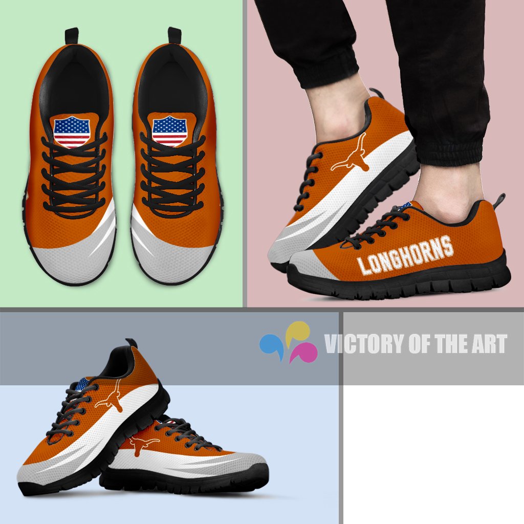 Special Gift Logo Texas Longhorns Sneakers