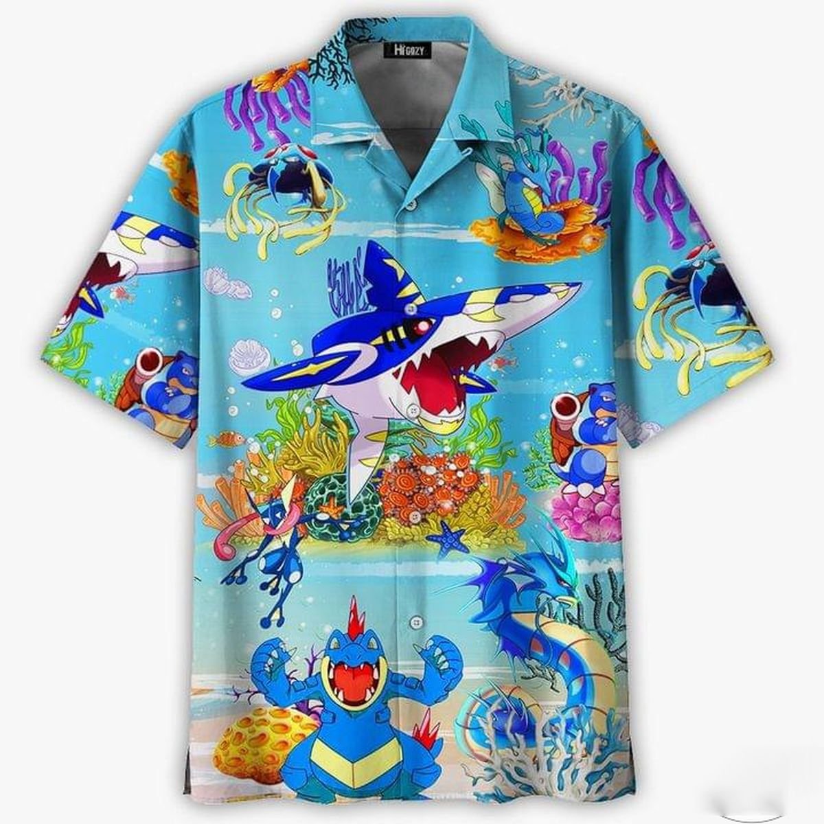 Free Pokemon For Man And Woman Print Short Sleeve Hawaii Shirt Ha47176