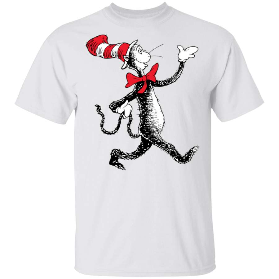 Dr Seuss Strolling Cat Tshirt