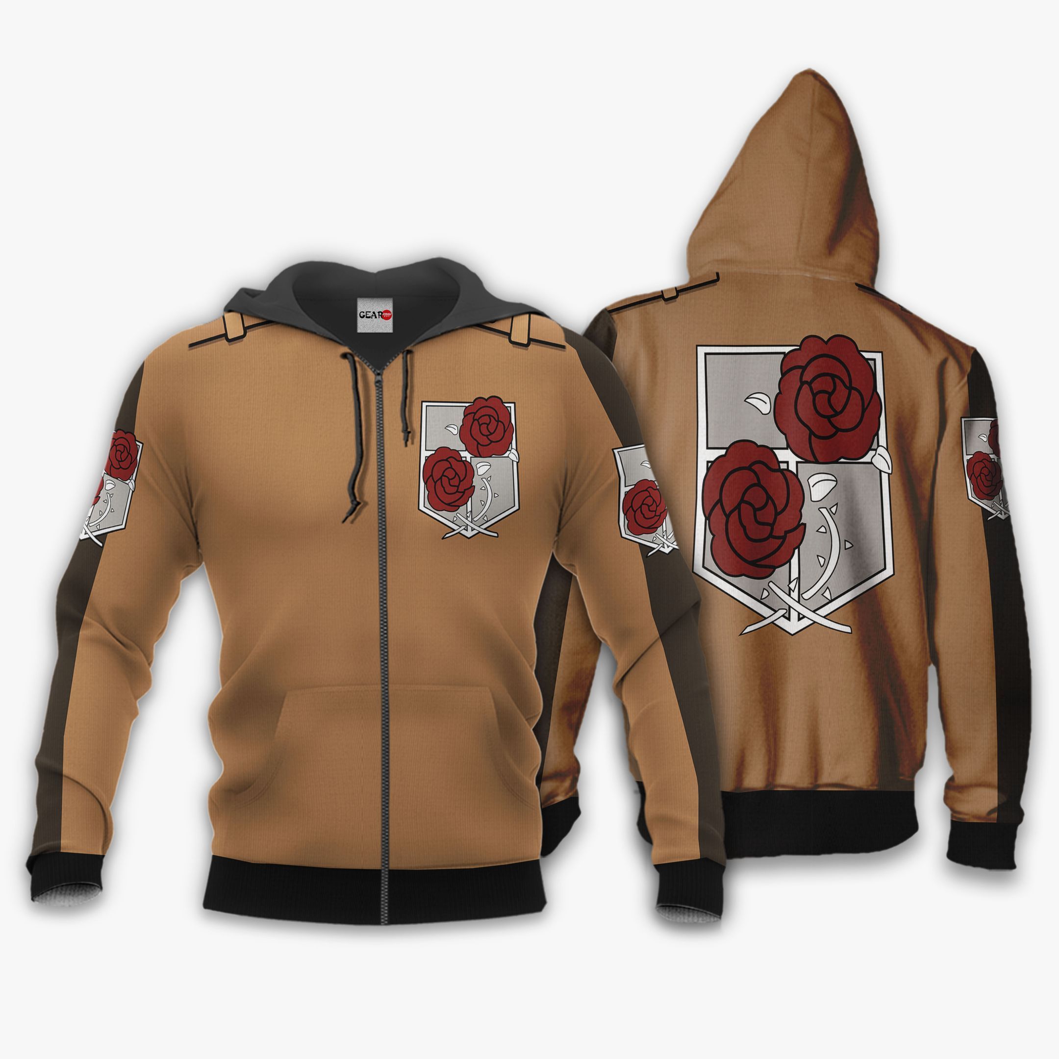 AOT Stationary Guard Uniform Hoodie Attack On Titan Anime Shirt Jacket