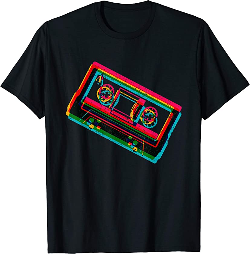 Vintage Retro Old School Hip Hop 80s 90s Gear Outfit Mixtape T-Shirt