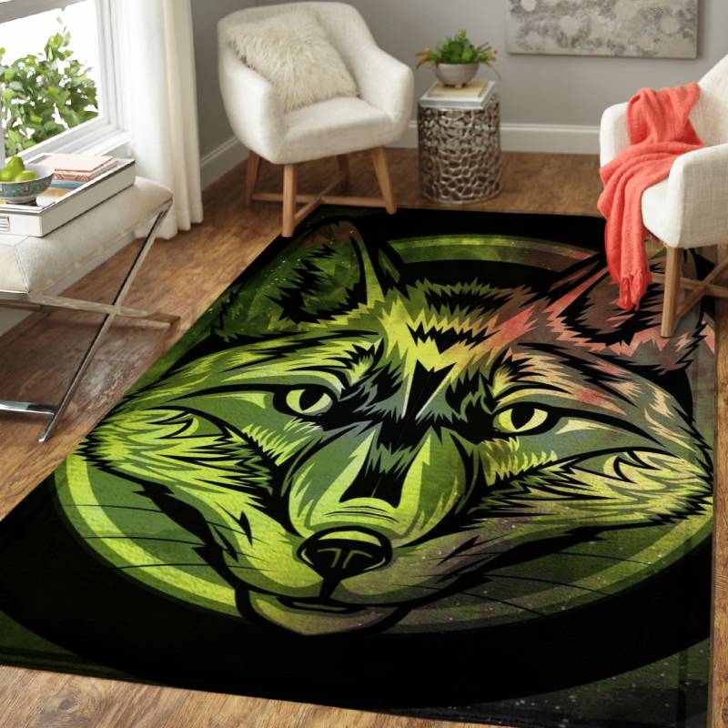 SPIRIT SPACE FOX – Animals Area Rug Carpet