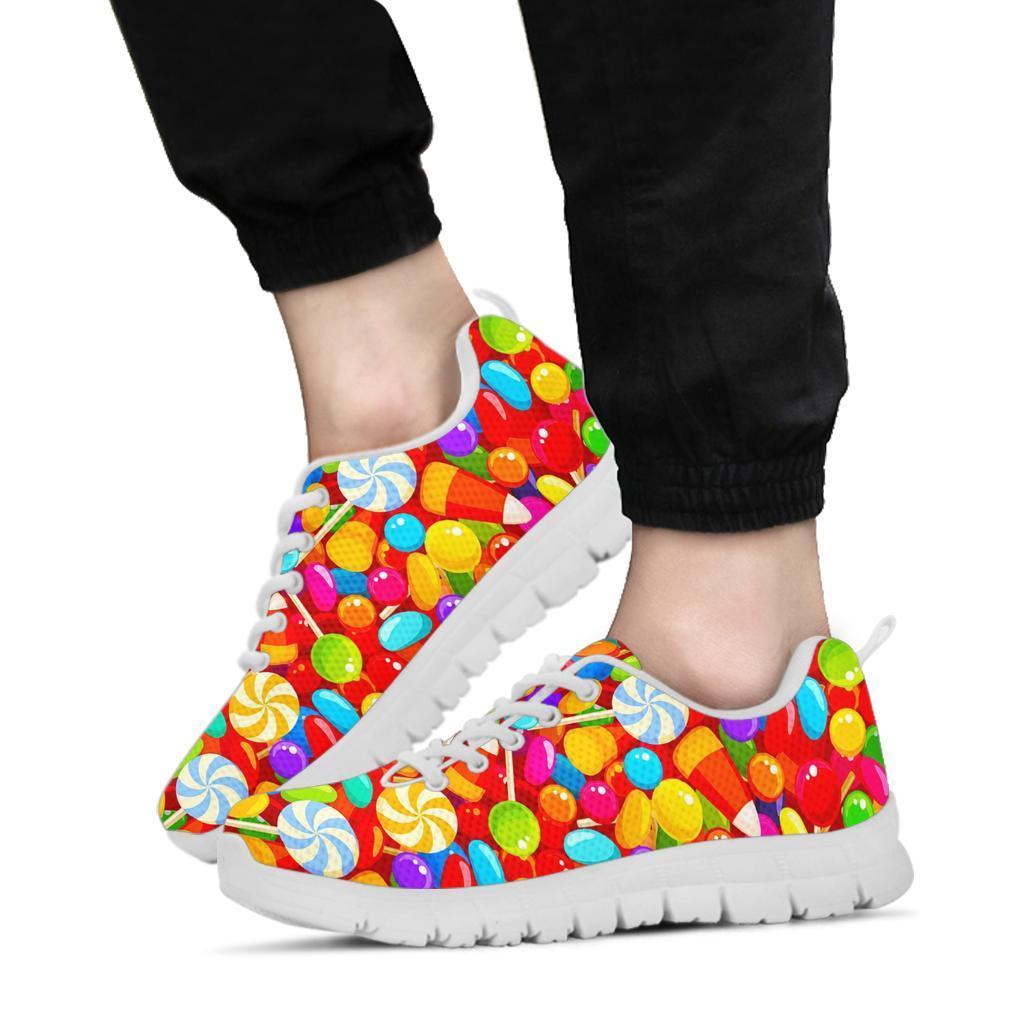 Colorful Candy Pattern Print Sneaker Shoes For Men Women