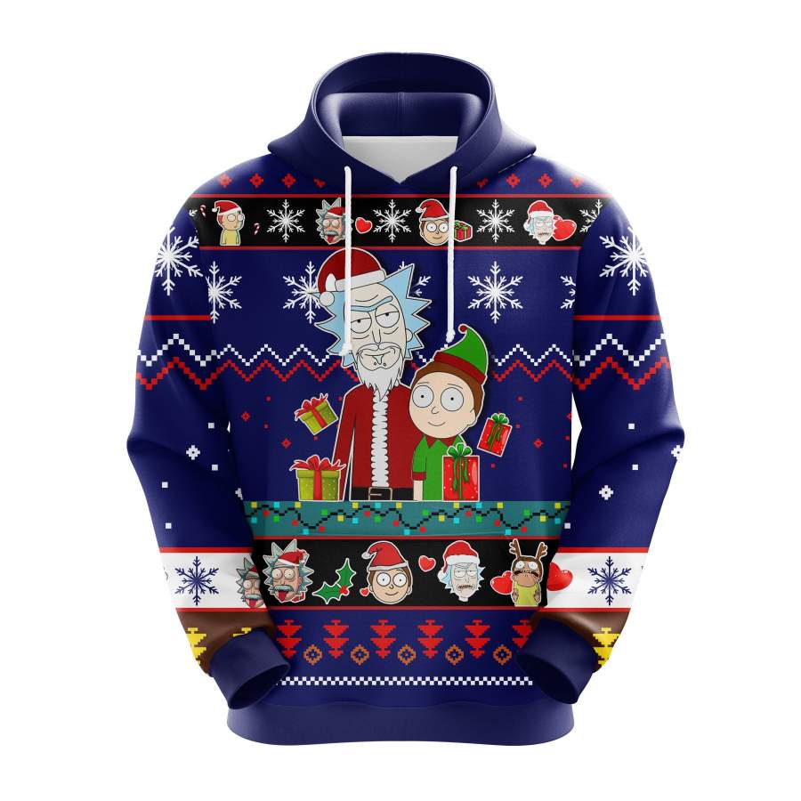 Rick And Morty 1 Christmas Noel Mc Ugly Hoodie – Amazing Gift idea
