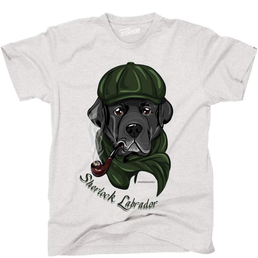 Mens Twilda  Hunde Sherlock Labrador Labbi Fun Wilsigns Siviwonder T-Shirt