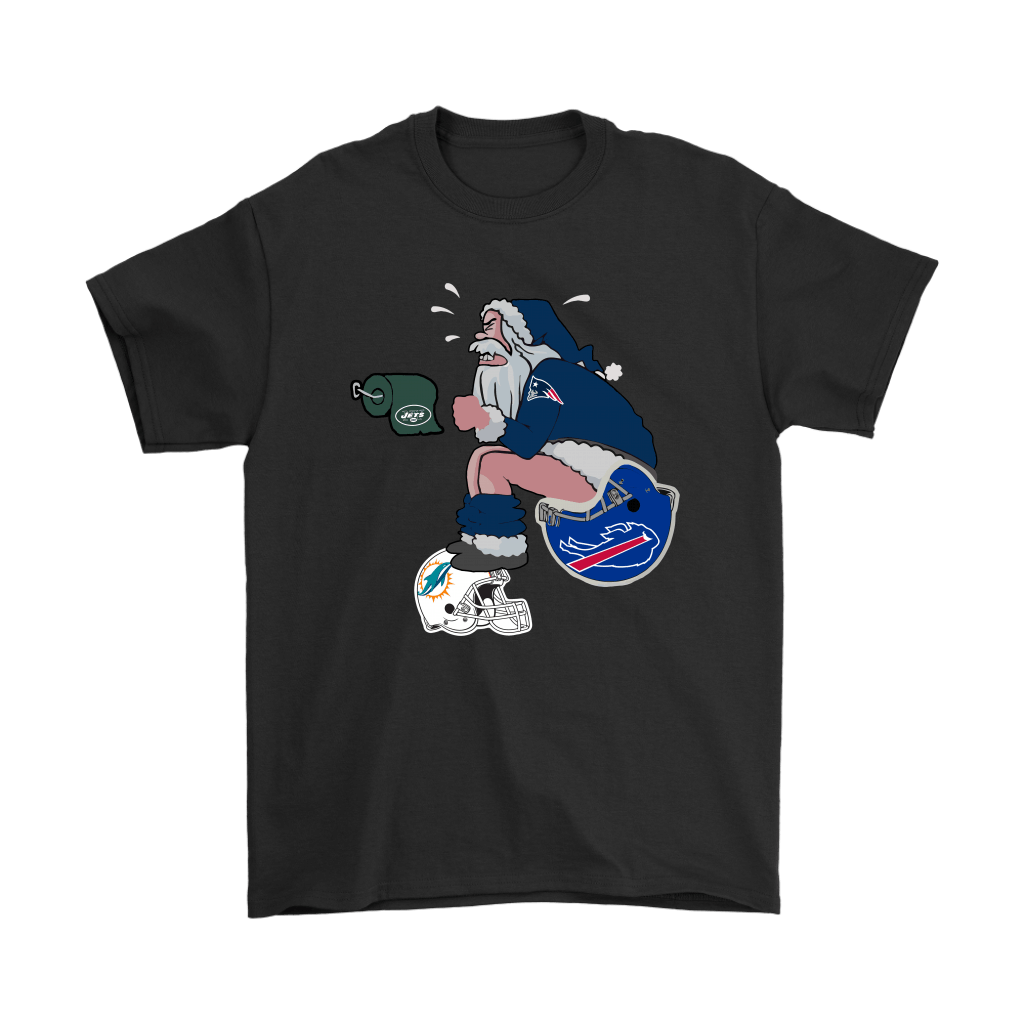 Cover your body with amazing Santa Claus New England Patriots Shit On Other Teams Christmas Shirts