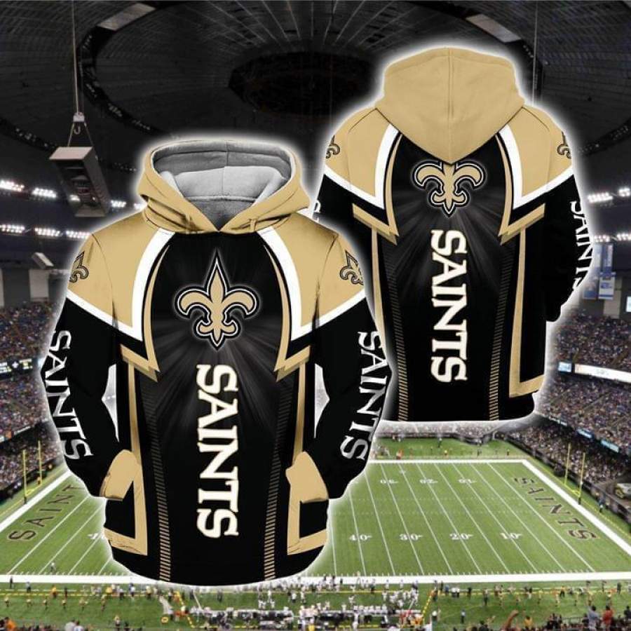 New Orleans Saints Hoodie 3D Style3038 All Over Printed