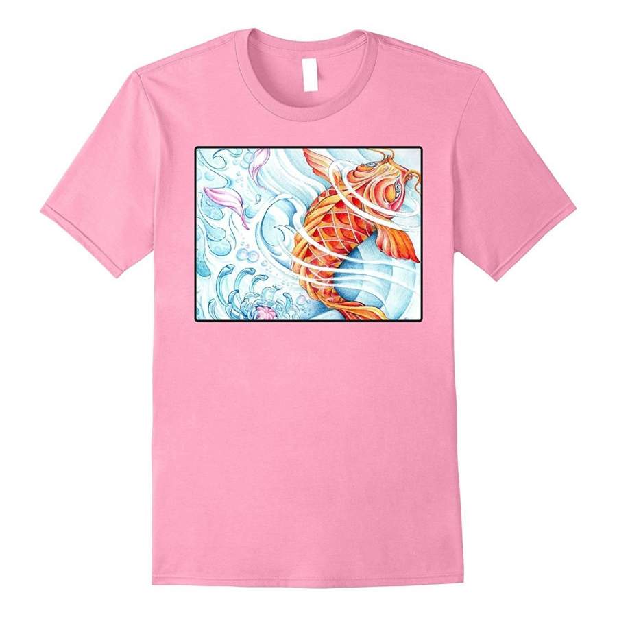 Beautiful Koi Fish Men’S Fashion Short Sleeved T-Shirt And Men Funny T Shirts