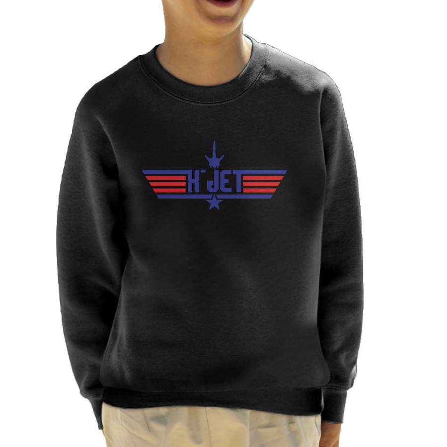 Top Gun Logo X Jet X Men Kid’s Sweatshirt