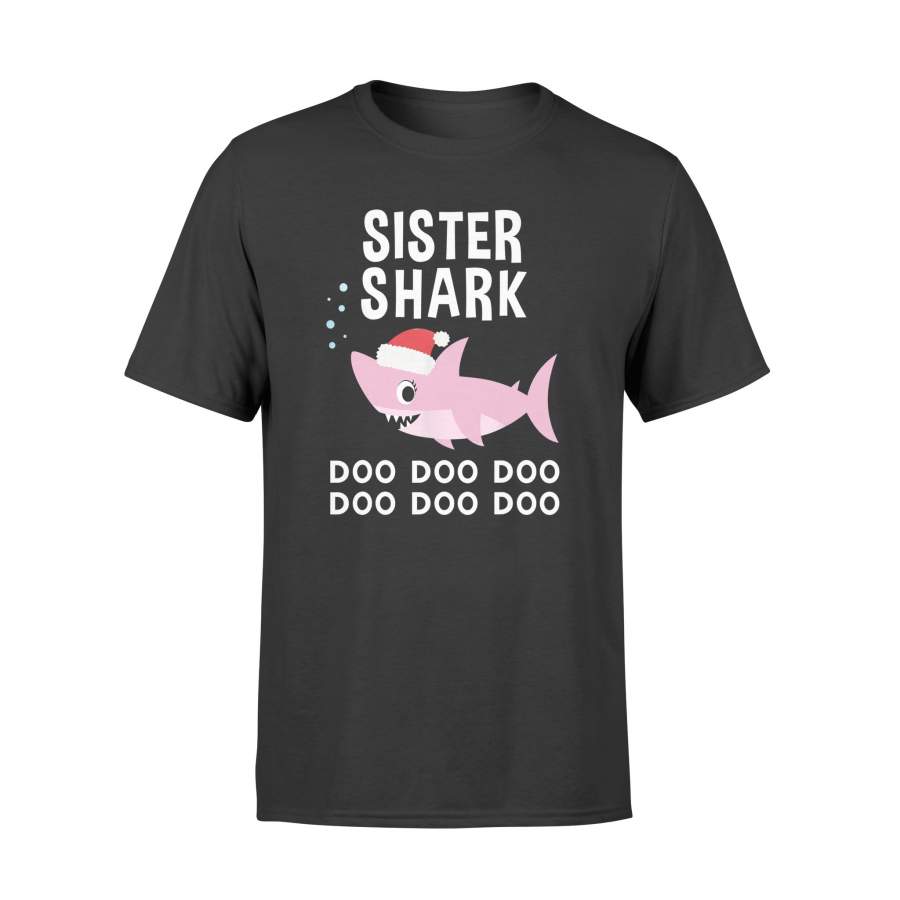 Sister Shark Doo Doo Christmas Shirt for Family Pajamas – Standard T-shirt