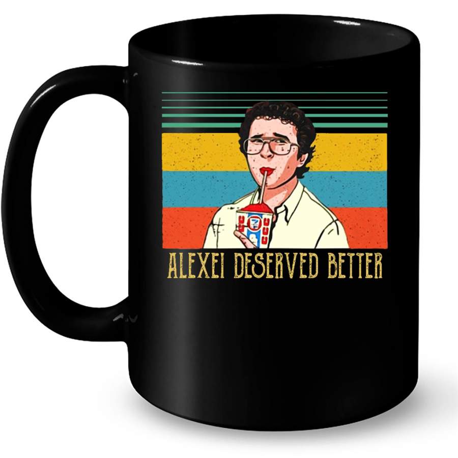 Alexei Deserved Better, Classic VIntage B – Full-Wrap Coffee Black Mug