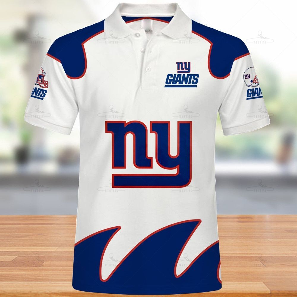 New York Giants Polo Shirts Summer Gift S