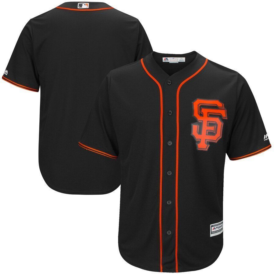 San Francisco Giants Majestic Alternate Cool Base Team Jersey Jersey Black 2021