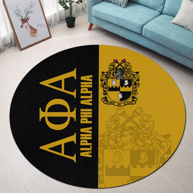 Alpha Phi Alpha Round Rug – Fraternity Round Rug