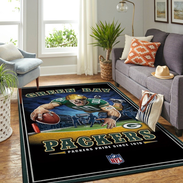 Green Bay Packers Team Pride Nice Gift Home Decor Rectangle Area Rug