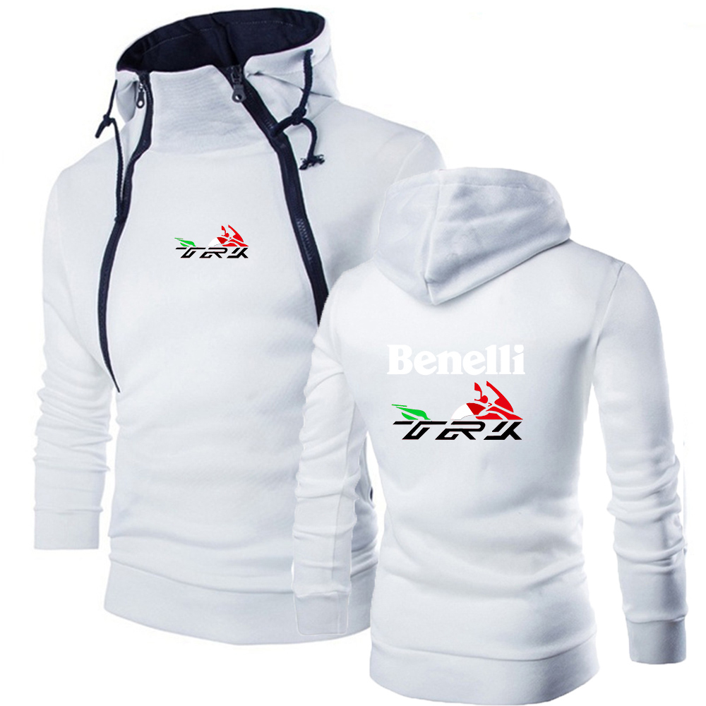 Benelli TRK 502X 2022 New Hoodies Men Hooded Sweatshirts Spring Fashion Solid Sportswear Men’s Pullover Slim Tracksuits alx