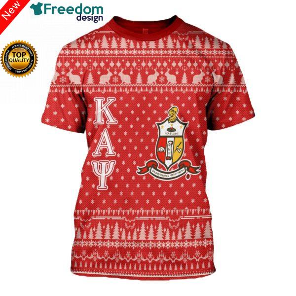 3D All Over Kappa Alpha Psi Ugly Sweater