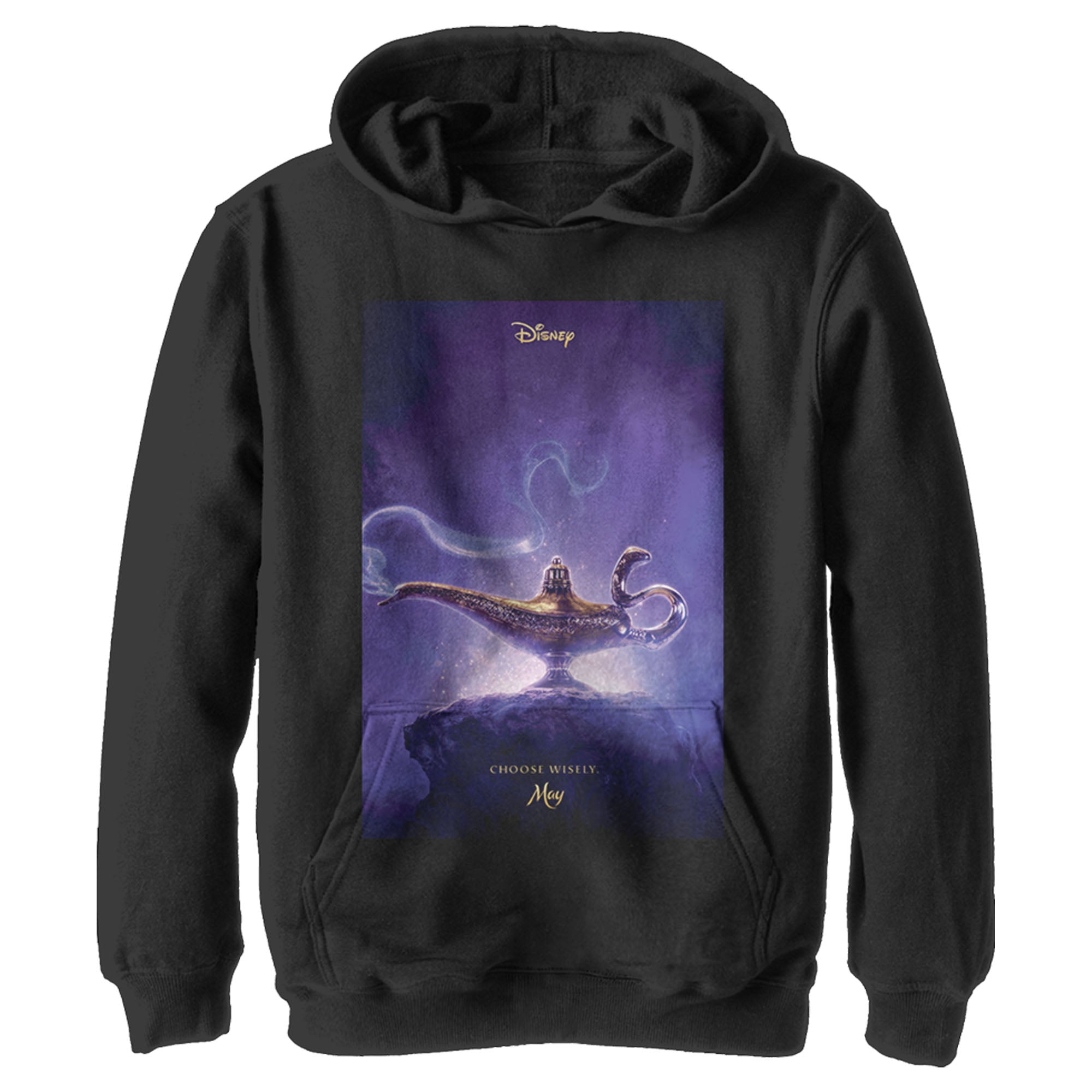 Boy’S Aladdin Aladdin Choose Wisely Movie Poster Pull Over Hoodie