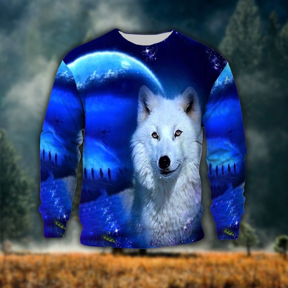 Wolf Ver01 Dadj100721Lttlj Unisex 3D T-Shirt All Over Print