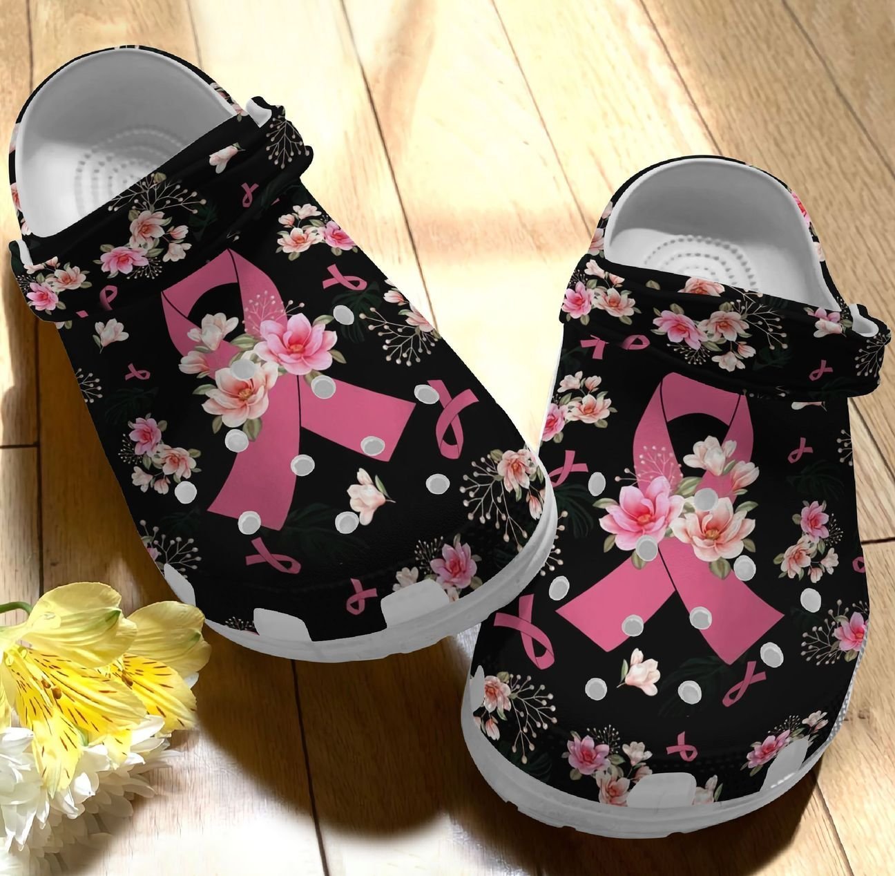 Breast Cancer Personalized Clog, Custom Name, Text, Color, Number Fashion Style For Women, Men, Kid, Print 3D You Are Brave