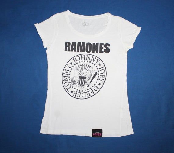 2000S Ramones Shirt American Punk Rock Band Shirt Power Pop Hard Rock Pop Punk Rock Hardcore Punk Ladies Shirt