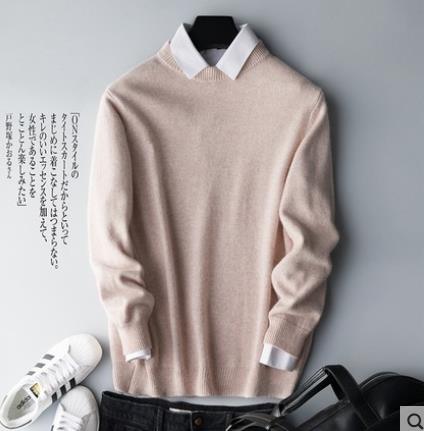 Classic Pullover V-Neck Sweater Men 2022 Autumn Winter Cashmere Cotton Blend Warm Jumper Clothes Pull Homme Man Hombres Sweater alx